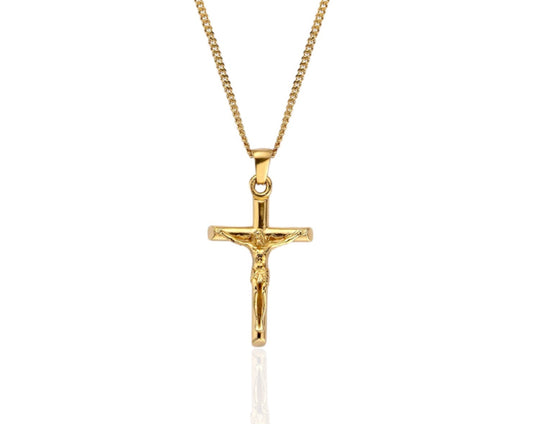 Crucifix Necklace (Gold)