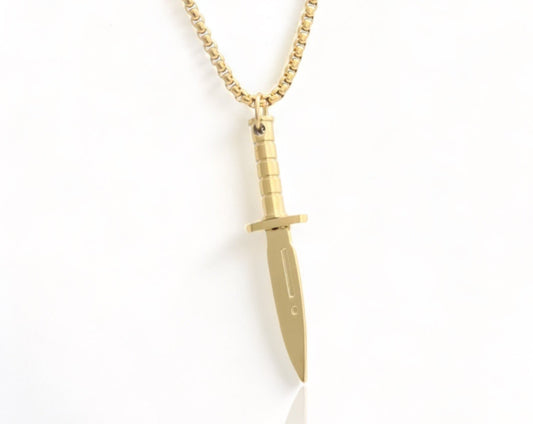 Dagger Necklace (Gold)