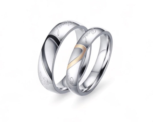 Couple Heart Ring